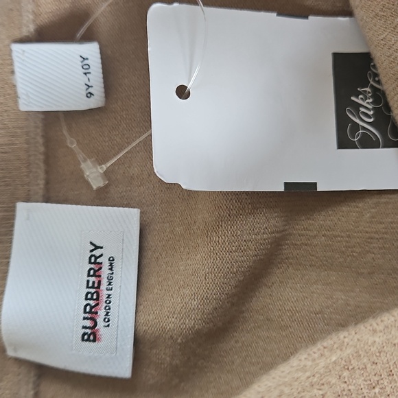 NEW! Burberry Kids Beige Icon Stripe Tights Size 8Y - Picture 14 of 16